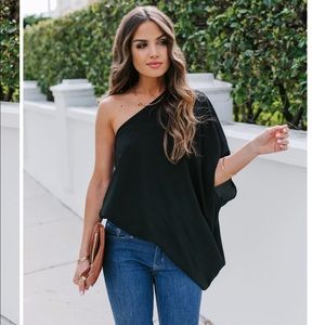 Vici one shoulder blouse
